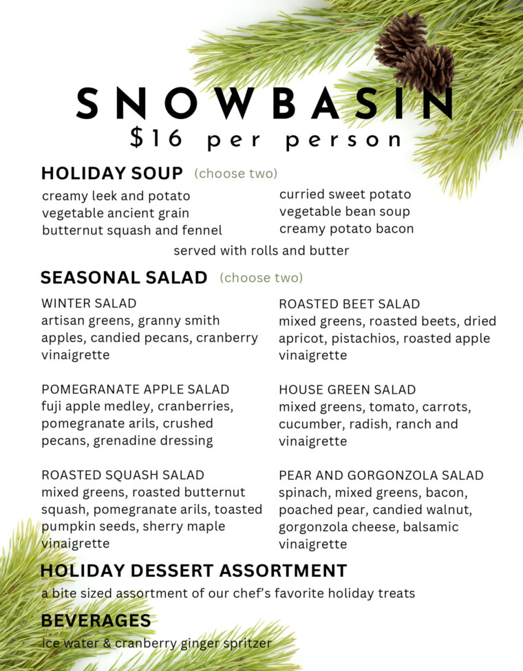 Market Catering Holiday Menu - Page 2