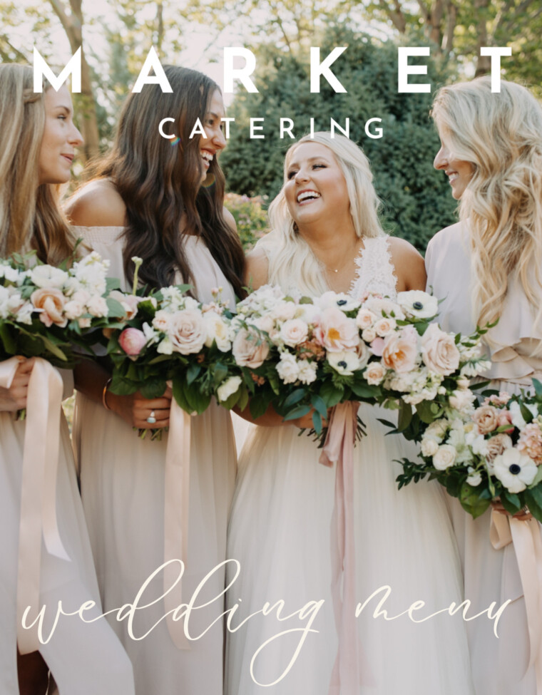 Market Catering Wedding Menu - Cover