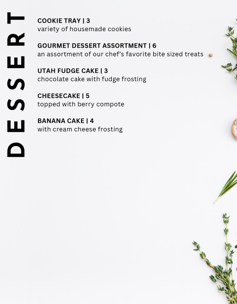 Market Catering Wedding Menu - Page 16