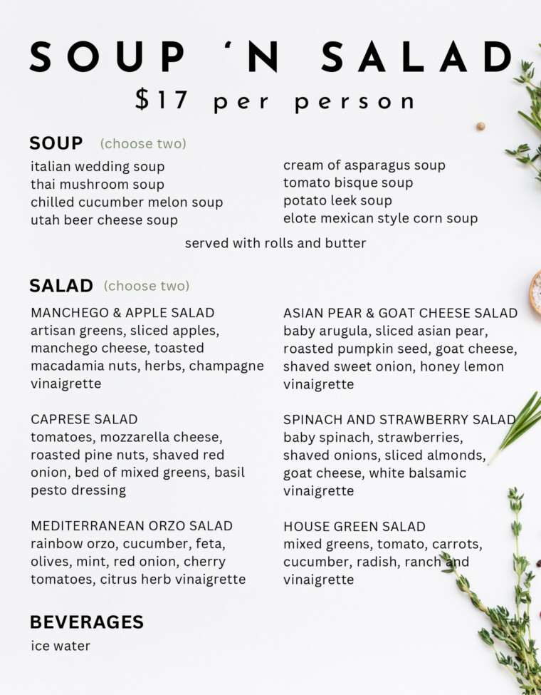 Market Catering Wedding Menu - Page 5