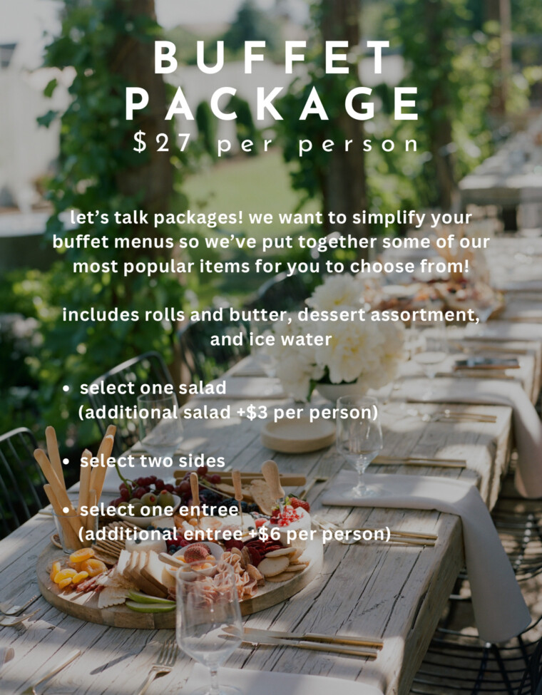 Market Catering Wedding Menu - Page 7