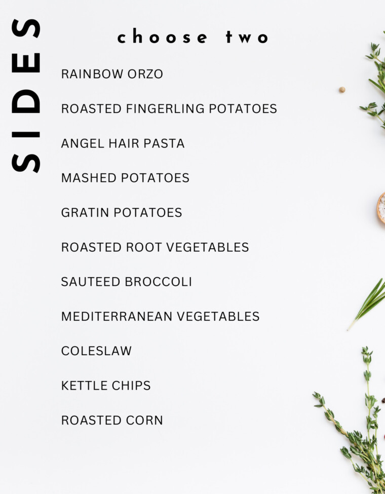 Market Catering Wedding Menu - Page 9